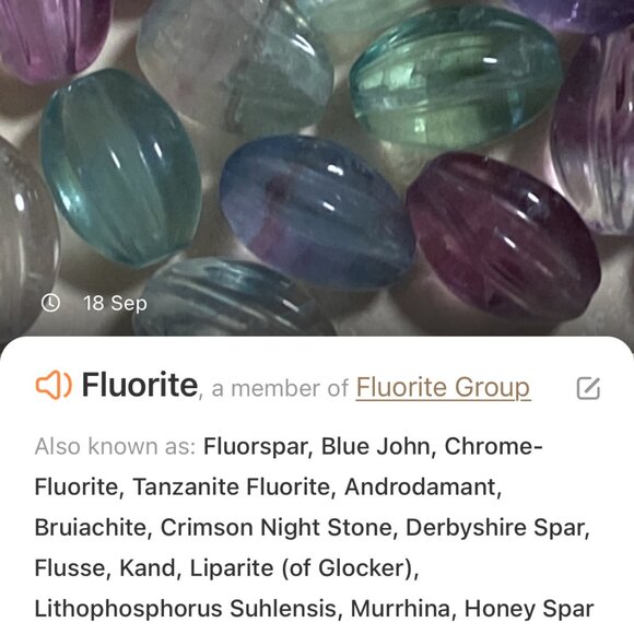 Genuine Teal Green Fluorite Beaded Necklace, Natural Gemstone Choker - Picture 11 of 13